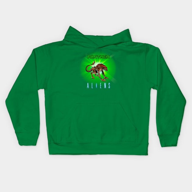 Panther Alien Kids Hoodie by Ale_jediknigth